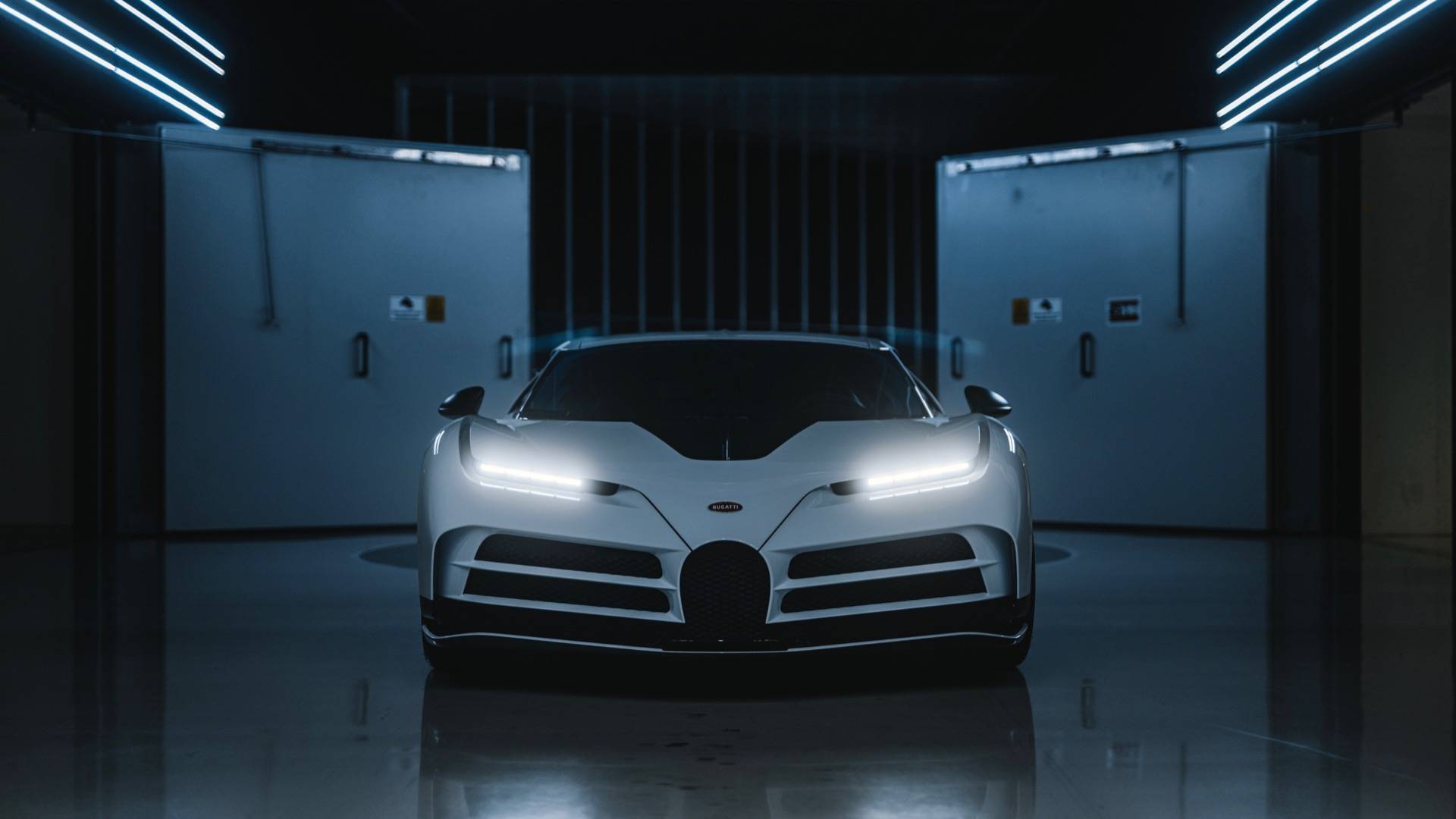 Bugatti Centodieci завершил испытания в аэродинамической трубе